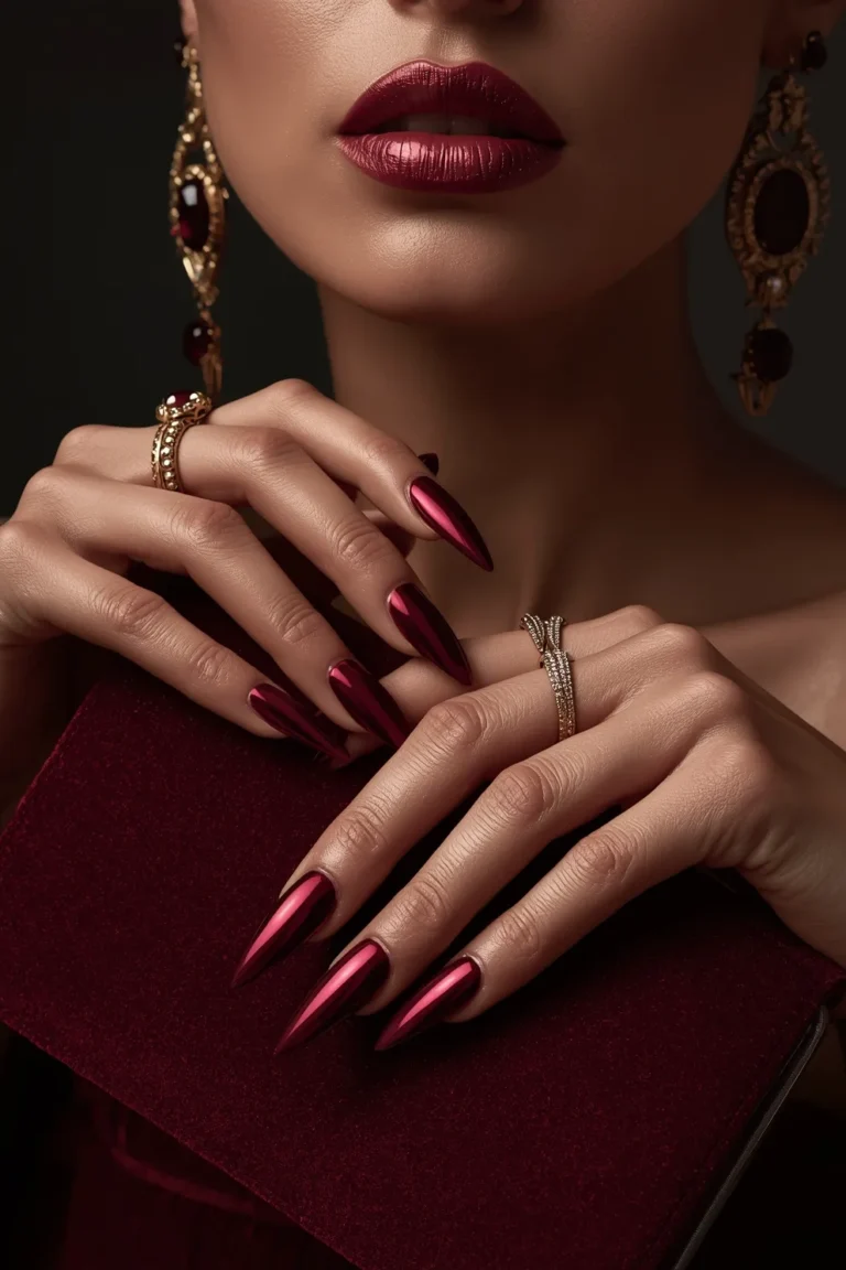 Chrome Powder Mirror Nail Ideas