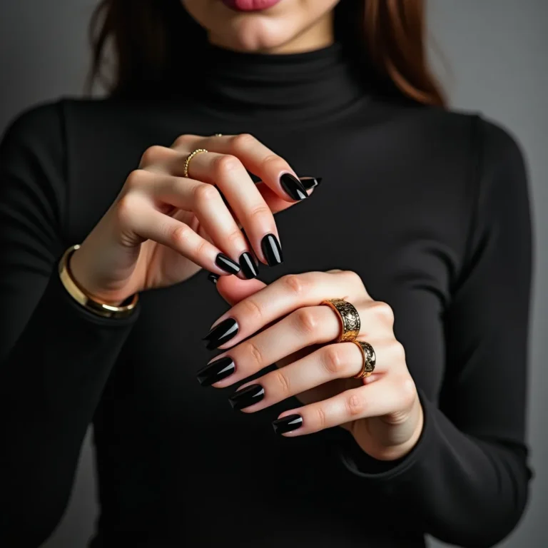 20 Black Nail Ideas From Simple to Stunning