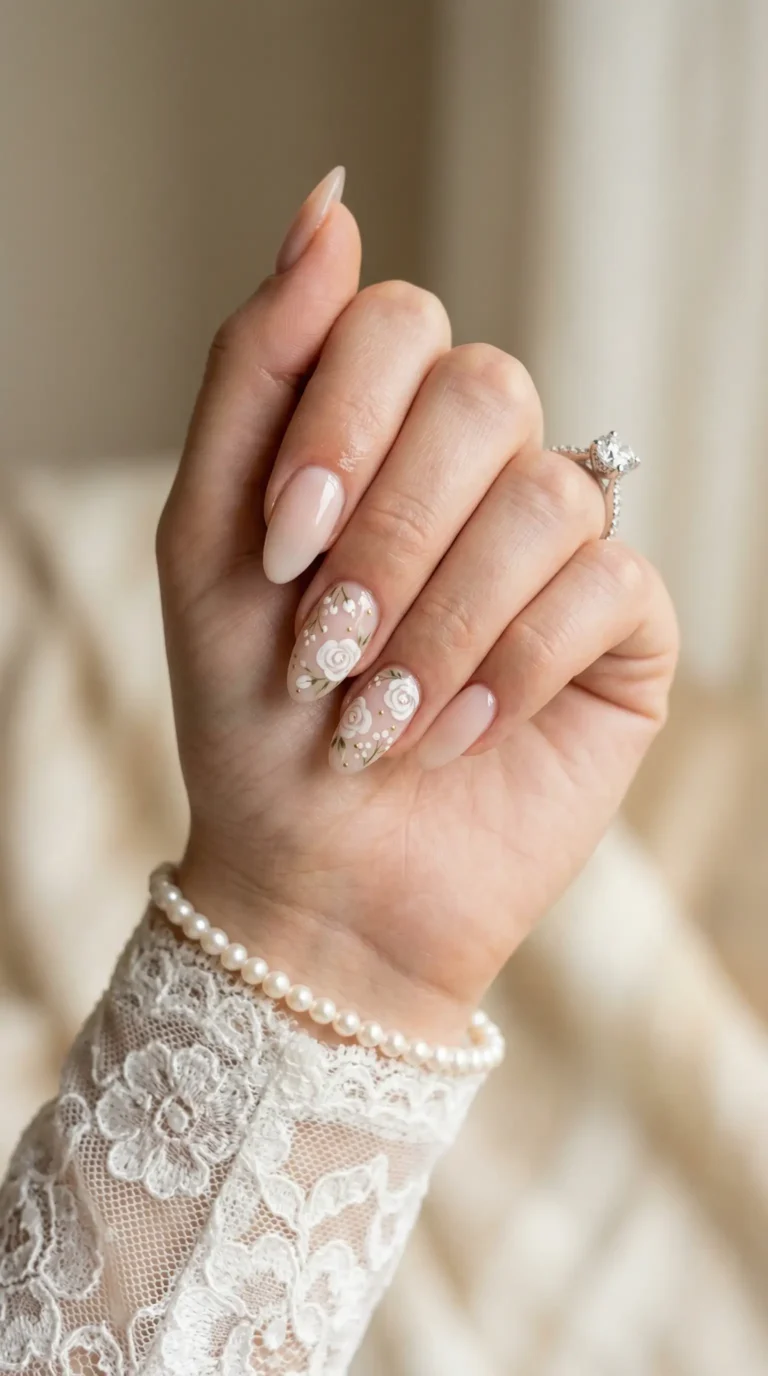 Wedding Nail Ideas for Brides, Bridesmaids and Guests